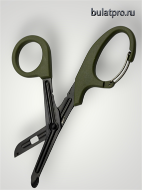 Спасательные ножницы EDC Gear тупоконечные с карабином 6314