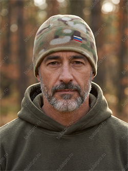 Шапка Stich Profi с флагом увеличенной ушной зоной (6 клиньев) 6350