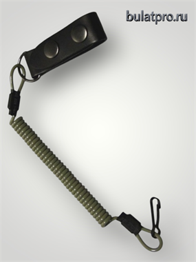 Шнур пистолетный витой с кожаной шлевкой 995152321